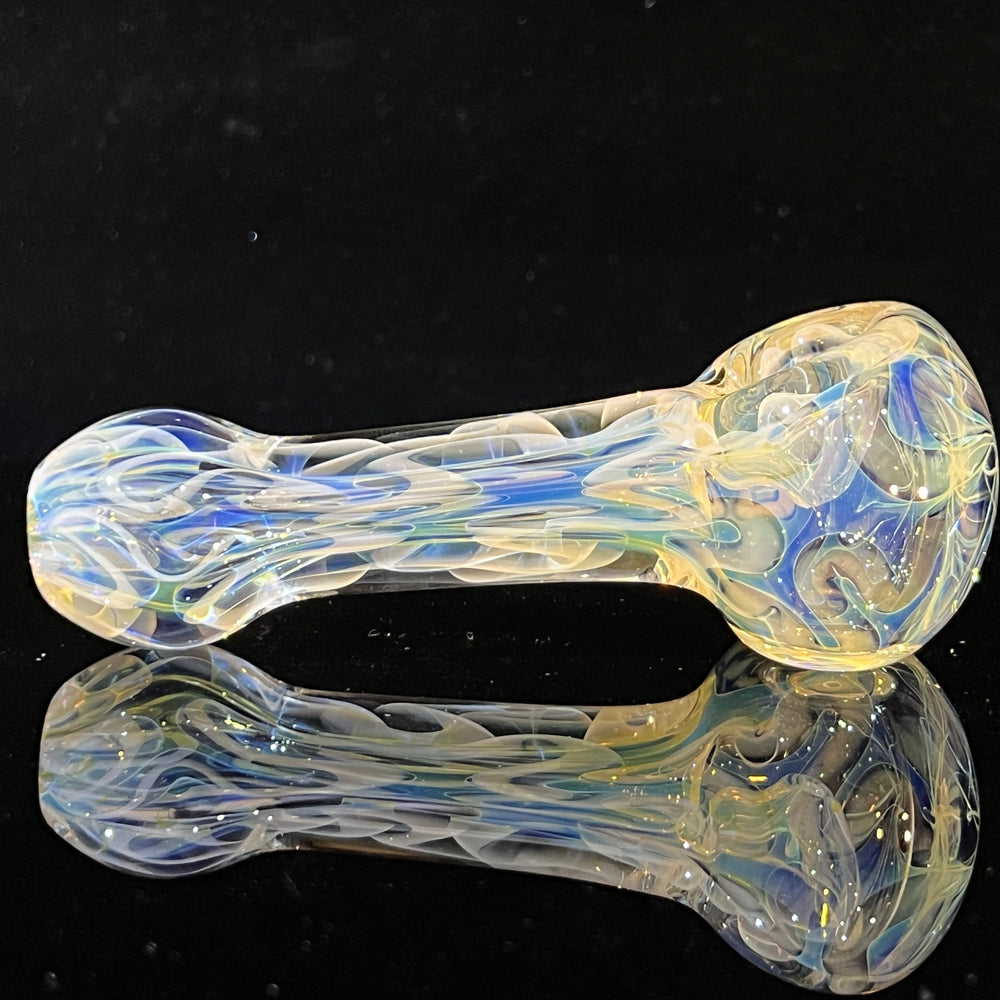 Large Ghost Flame Pipe Glass Pipe Tiny Mike   