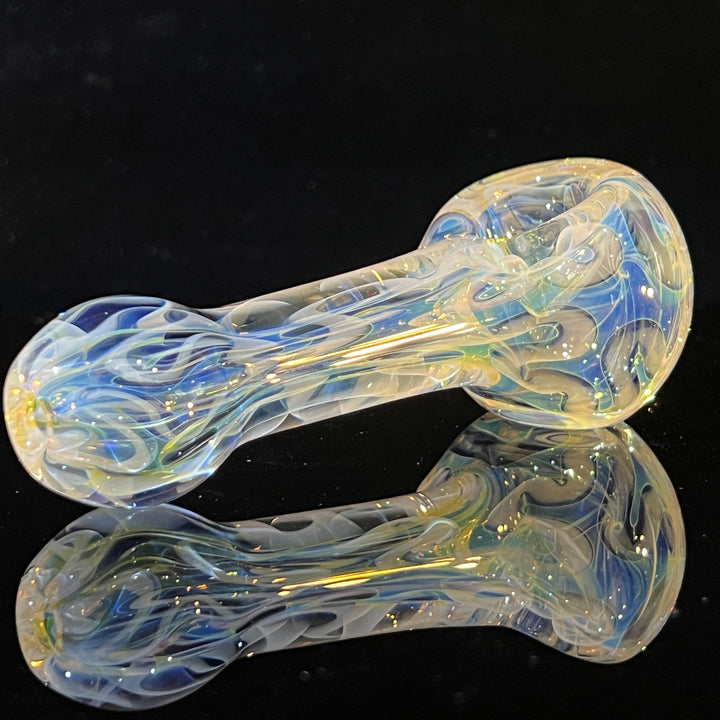 Large Ghost Flame Pipe Glass Pipe Tiny Mike   