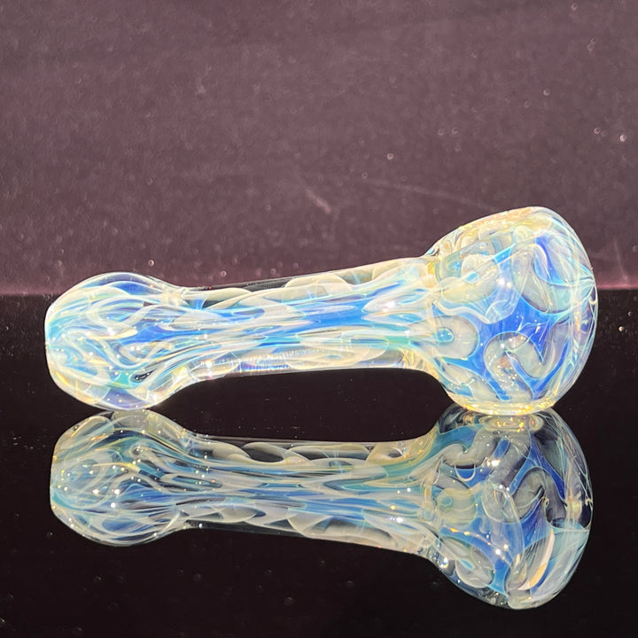 Large Ghost Flame Pipe Glass Pipe Tiny Mike   