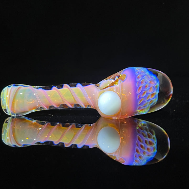 Alien Brain Honeycomb Pipe Glass Pipe Plug a Nug   