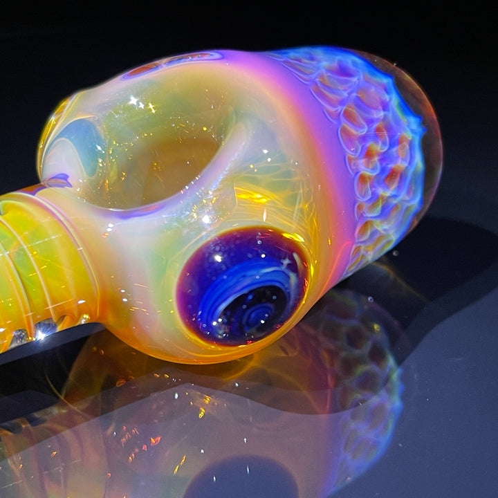 Alien Brain Honeycomb Pipe Glass Pipe Plug a Nug