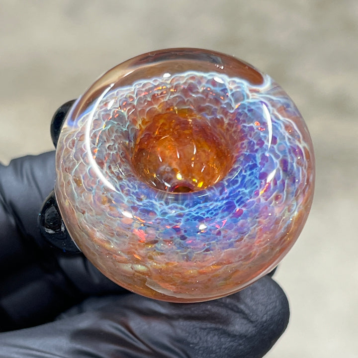 14 mm Purple Marble PullSlide Water Pipe Beezy Glass   