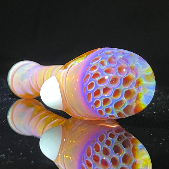 Alien Brain Honeycomb Pipe Glass Pipe Plug a Nug   
