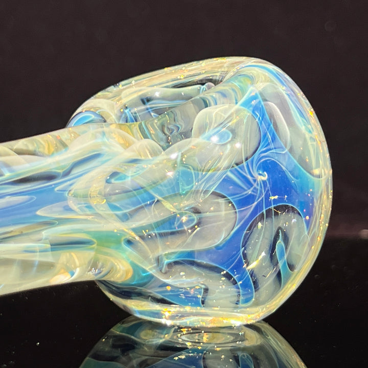 Large Ghost Flame Pipe Glass Pipe Tiny Mike   