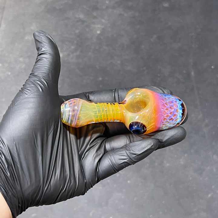Alien Brain Honeycomb Pipe Glass Pipe Plug a Nug