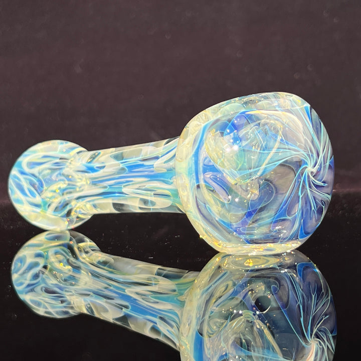 Large Ghost Flame Pipe Glass Pipe Tiny Mike   