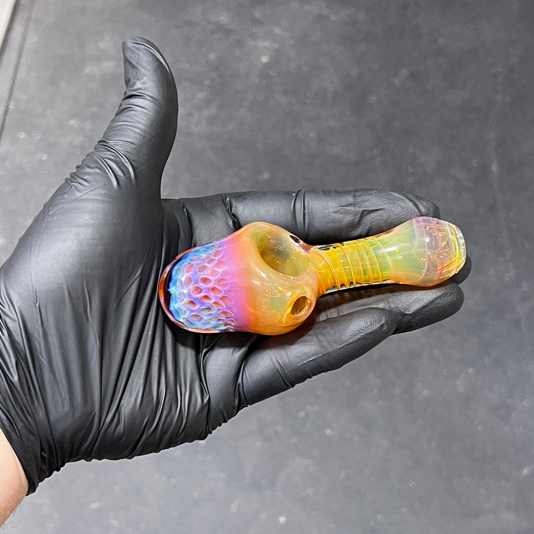 Alien Brain Honeycomb Pipe Glass Pipe Plug a Nug