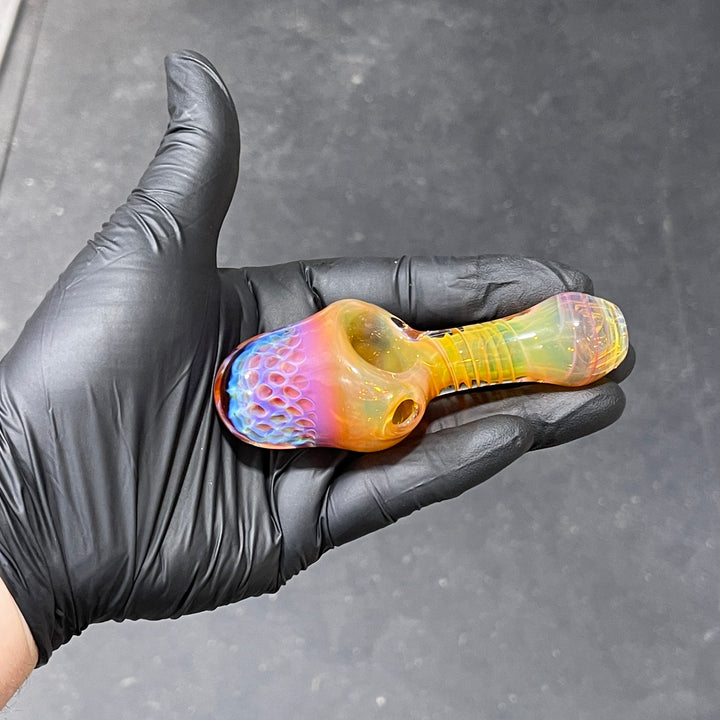 Alien Brain Honeycomb Pipe Glass Pipe Plug a Nug