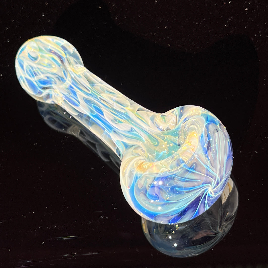 Large Ghost Flame Pipe Glass Pipe Tiny Mike   