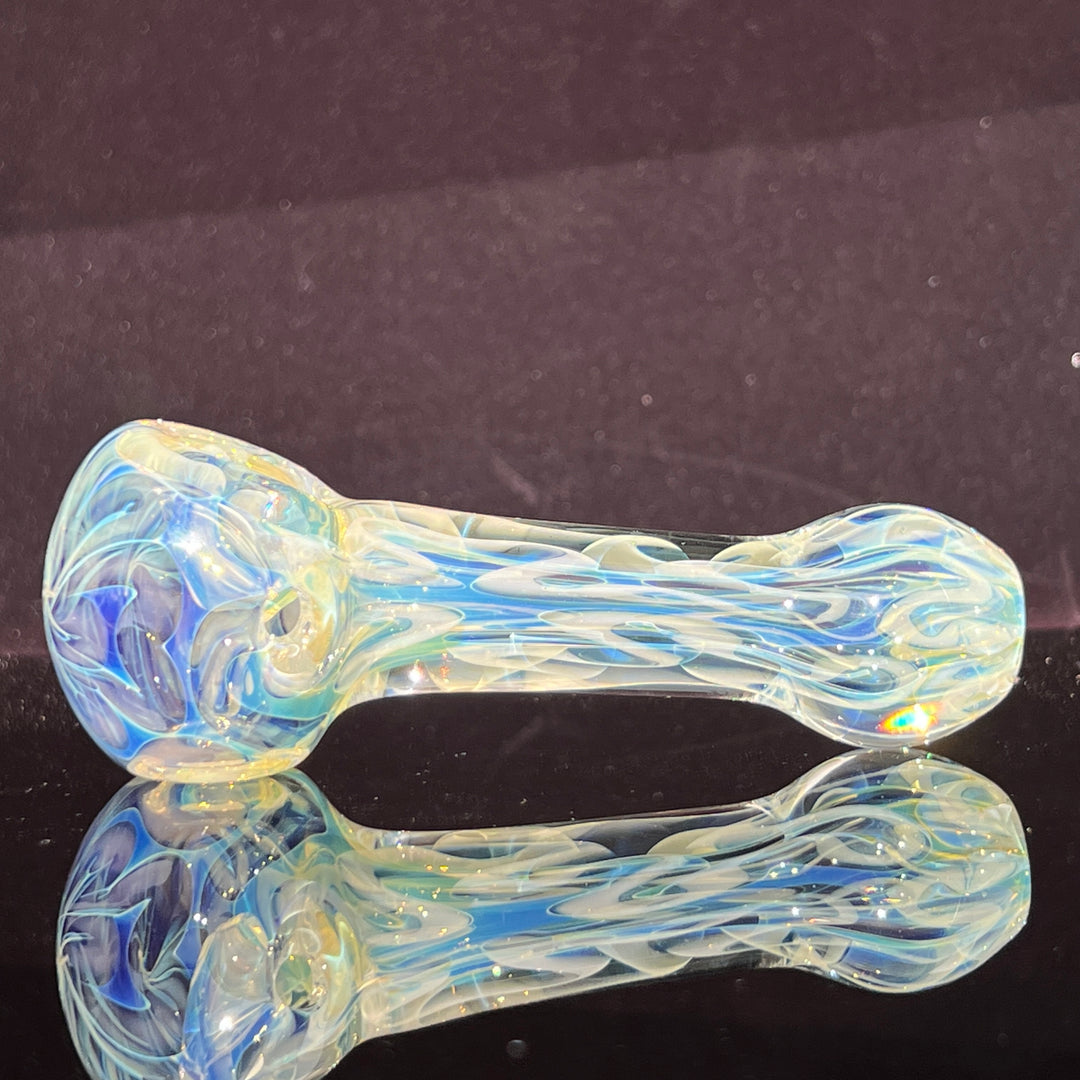 Large Ghost Flame Pipe Glass Pipe Tiny Mike   