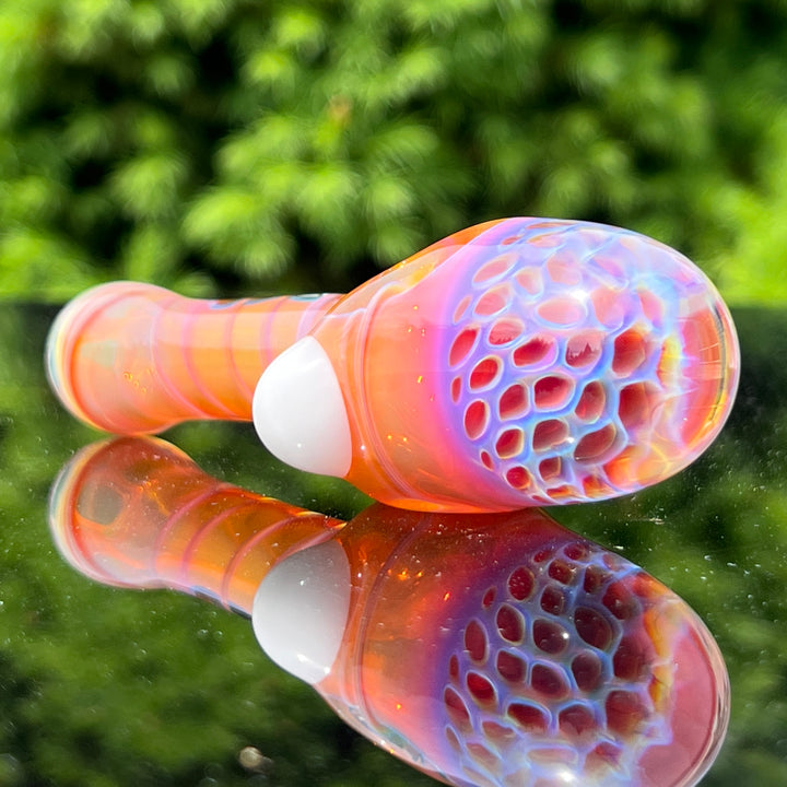 Alien Brain Honeycomb Pipe Glass Pipe Plug a Nug   