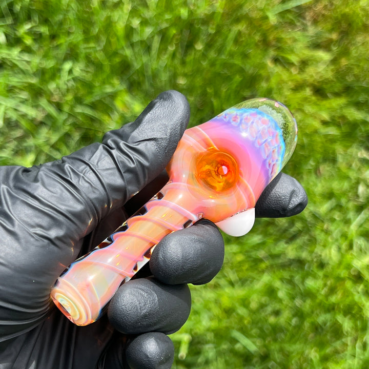 Alien Brain Honeycomb Pipe Glass Pipe Plug a Nug   