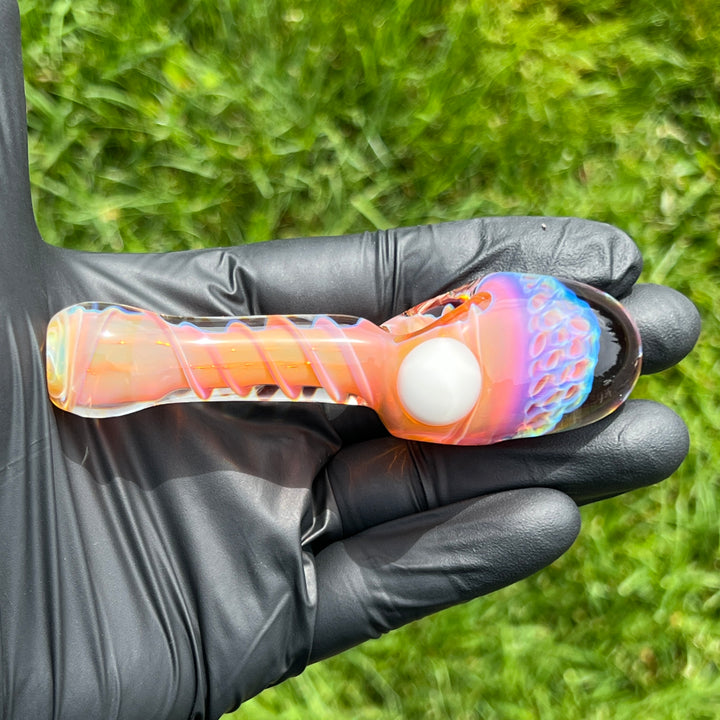 Alien Brain Honeycomb Pipe Glass Pipe Plug a Nug   