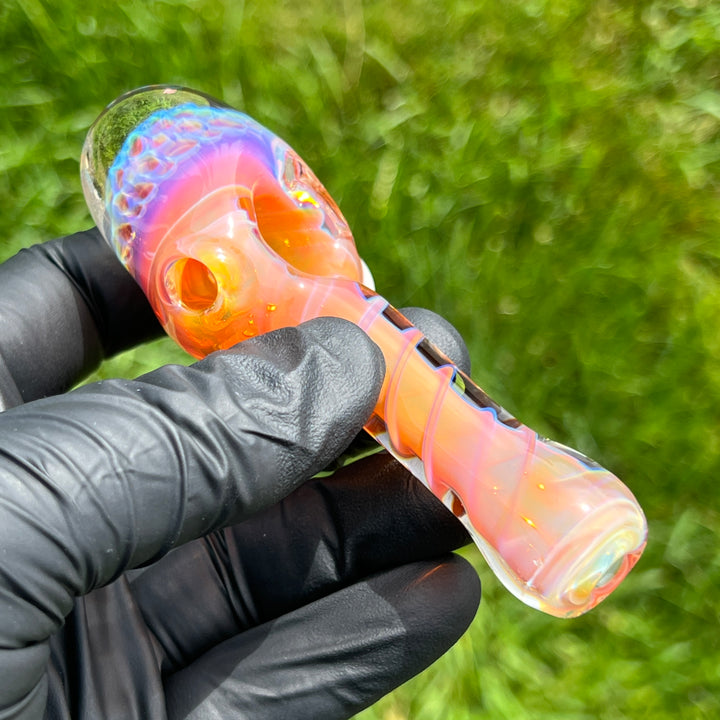 Alien Brain Honeycomb Pipe Glass Pipe Plug a Nug   