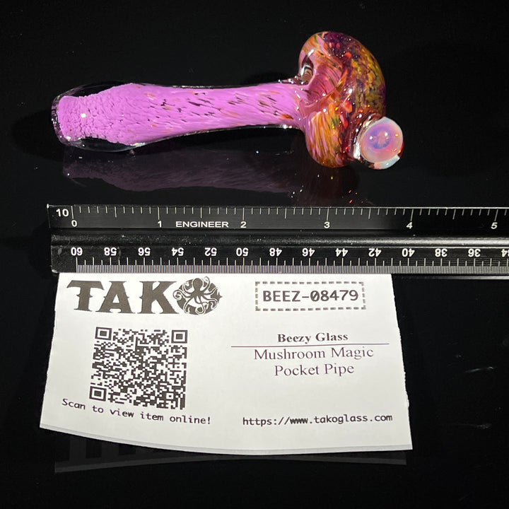 Mushroom Magic Pocket Pipe Glass Pipe Beezy Glass