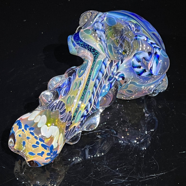 Molten Thick and Twisted Pipe Glass Pipe Molten Imagination   