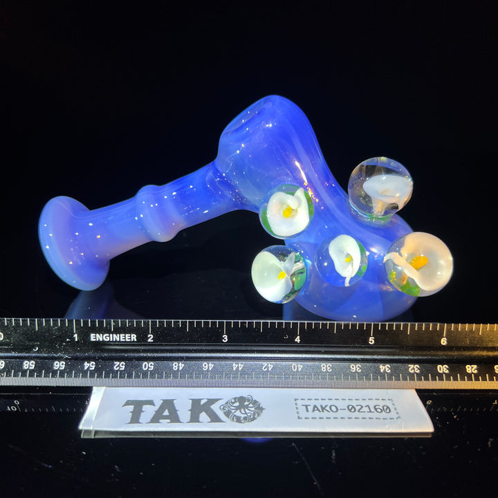 Tako x Obi Flower Bubbler Glass Pipe OBI Glass   