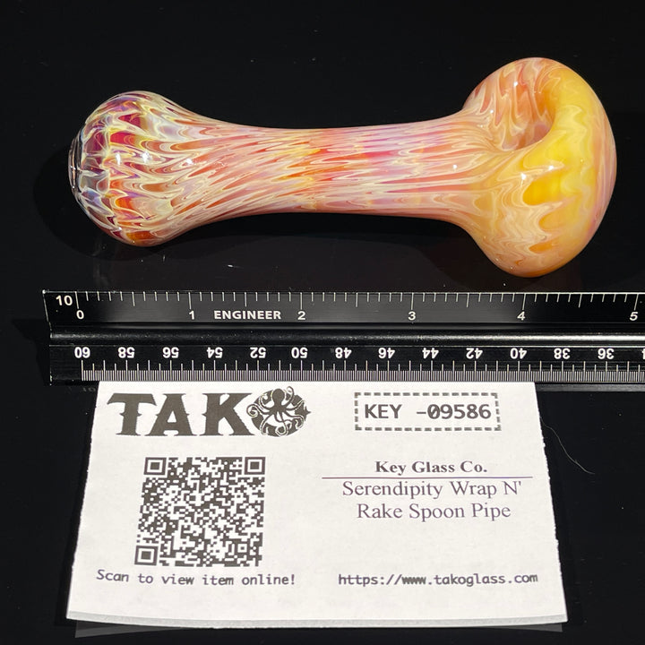 Serendipity Wrap N' Rake Spoon Pipe Glass Pipe Key Glass Co.