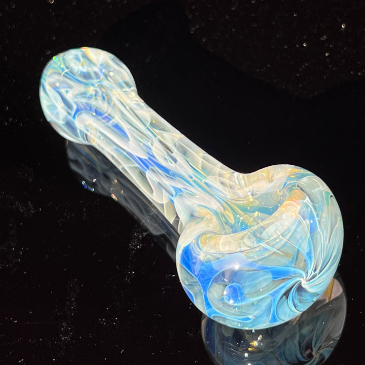 Large Ghost Flame Pipe Glass Pipe Tiny Mike   