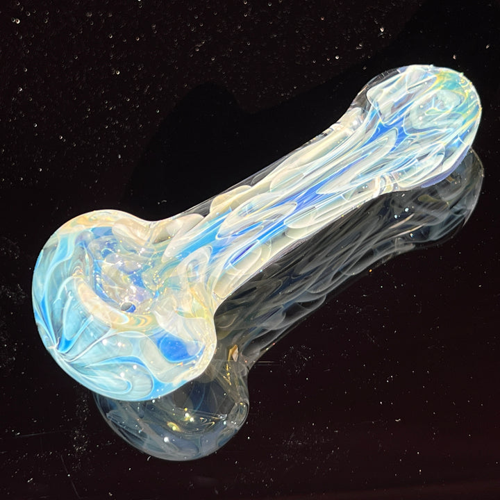 Large Ghost Flame Pipe Glass Pipe Tiny Mike   