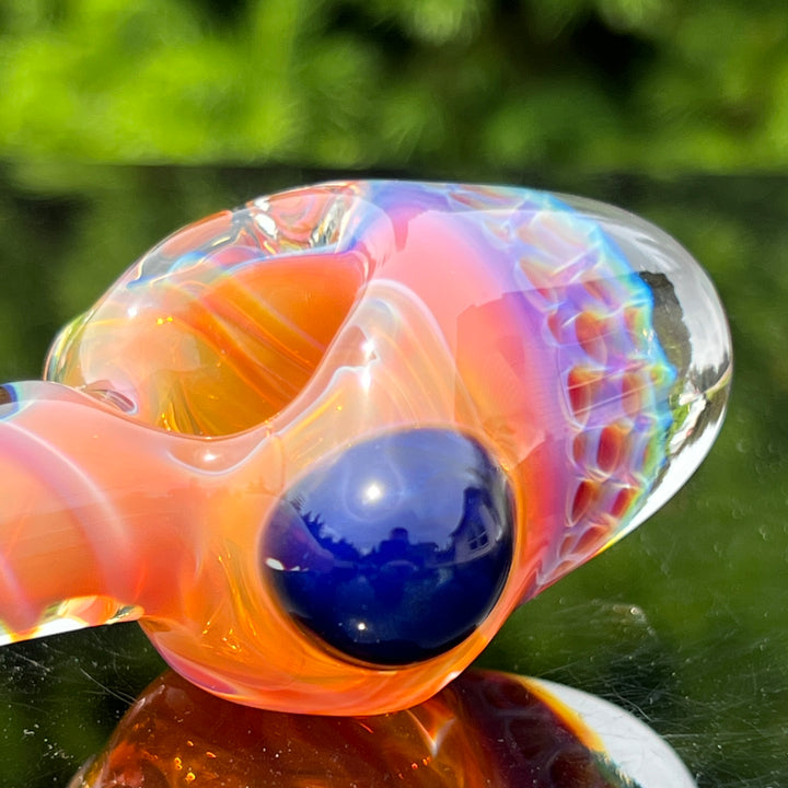 Alien Brain Honeycomb Pipe Glass Pipe Plug a Nug   