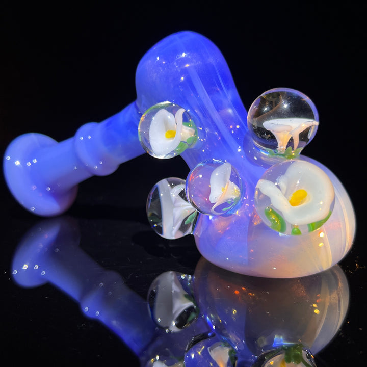 Tako x Obi Flower Bubbler Glass Pipe OBI Glass   