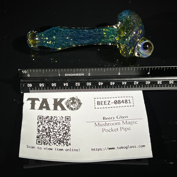 Mushroom Magic Pocket Pipe Glass Pipe Beezy Glass