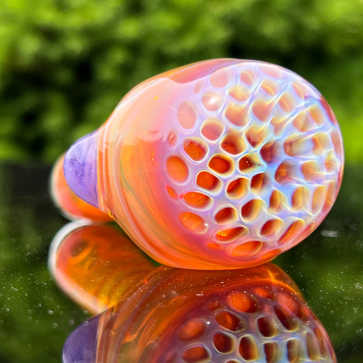 Alien Brain Honeycomb Pipe Glass Pipe Plug a Nug   