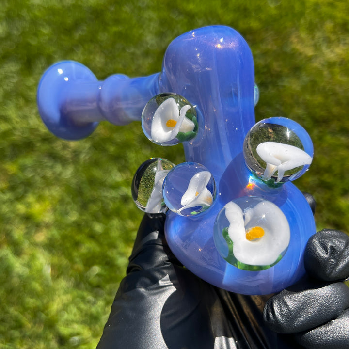 Tako x Obi Flower Bubbler Glass Pipe OBI Glass   
