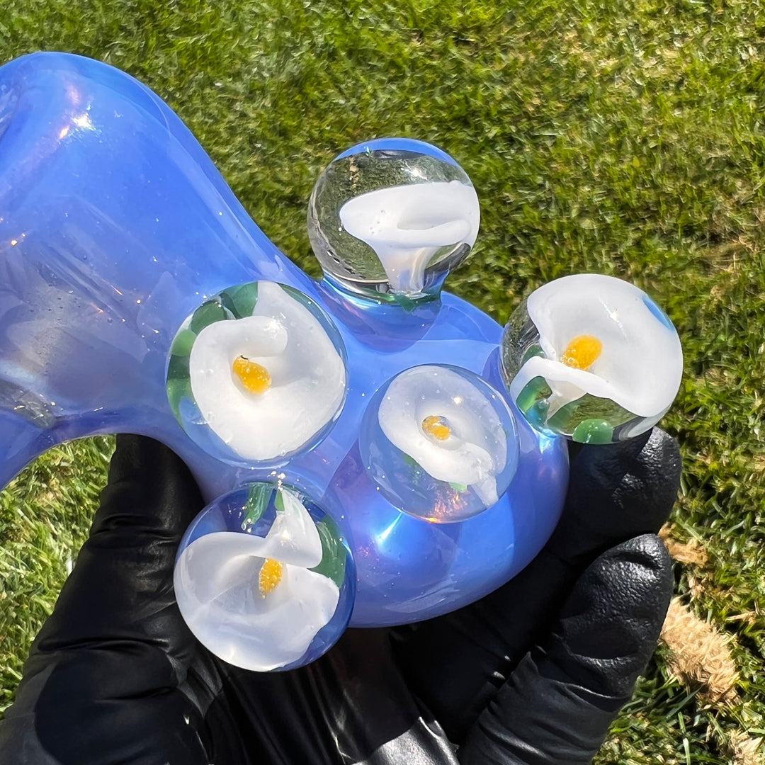Tako x Obi Flower Bubbler Glass Pipe OBI Glass   