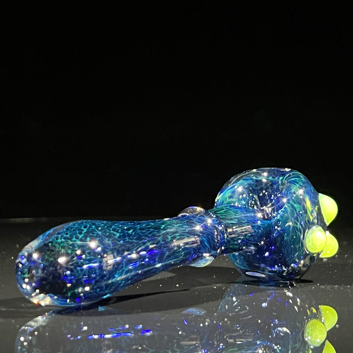 Deep Blue Marbled Pocket Pipe Glass Pipe Beezy Glass