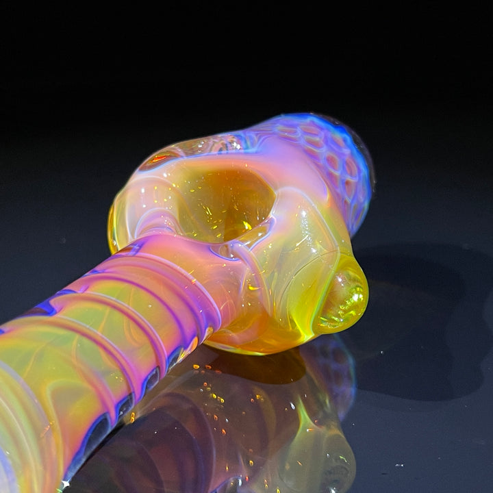 Alien Brain Honeycomb Pipe Glass Pipe Plug a Nug