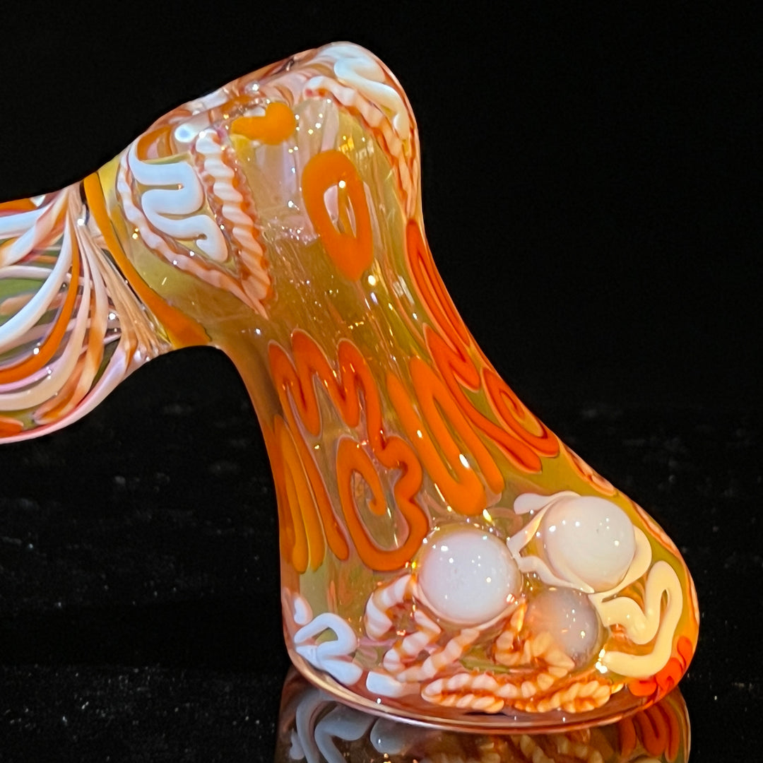 Inside Out Hammer Bubbler Glass Pipe Tiny Mike   