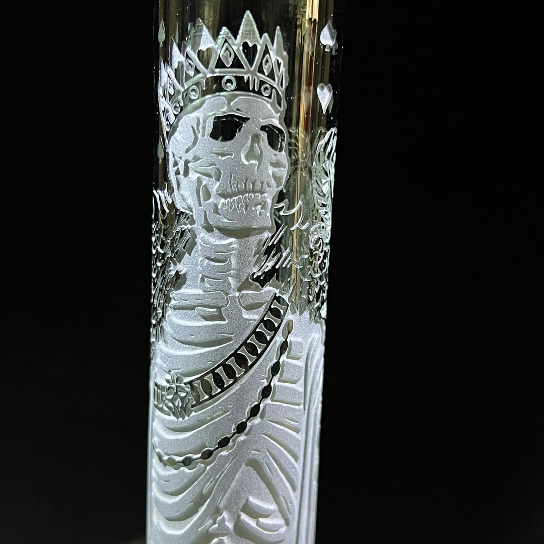 Unholy Coronation 11" Beaker Bong Glass Pipe Milkyway   