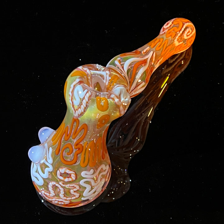 Inside Out Hammer Bubbler Glass Pipe Tiny Mike   