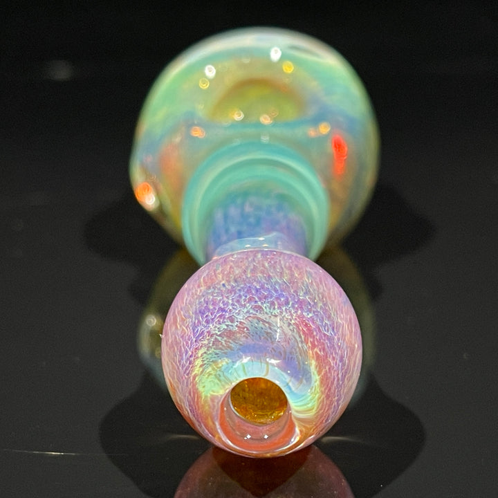 Sour Apple Honeycomb Frit Pipe Glass Pipe Key Glass Co.