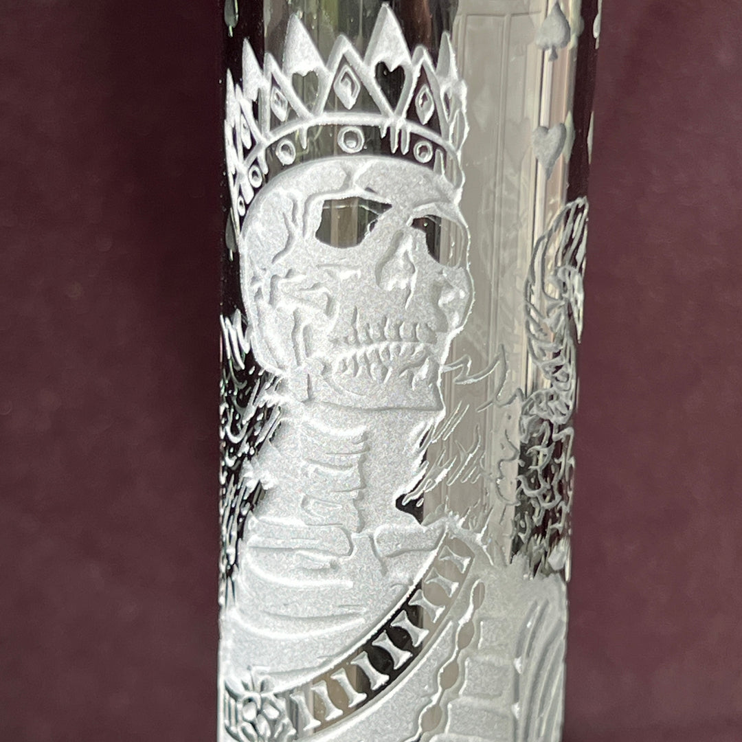 Unholy Coronation 11" Beaker Bong Glass Pipe Milkyway   