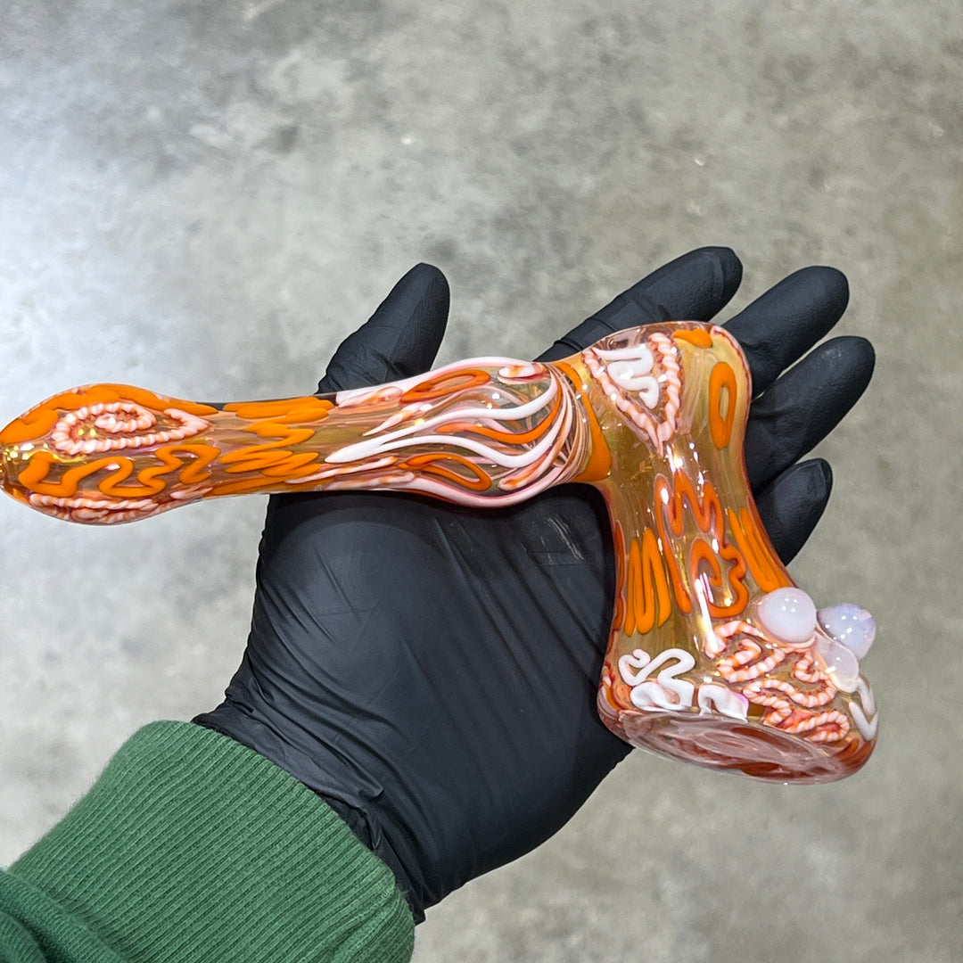 Inside Out Hammer Bubbler Glass Pipe Tiny Mike   