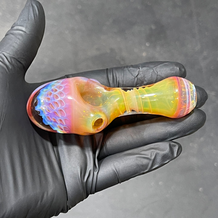 Alien Brain Honeycomb Pipe Glass Pipe Plug a Nug