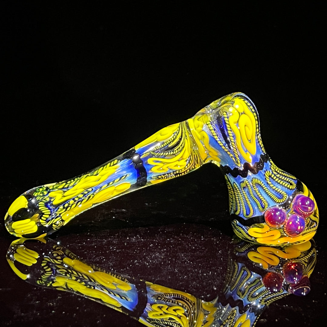 Inside Out Hammer Bubbler Glass Pipe Tiny Mike   