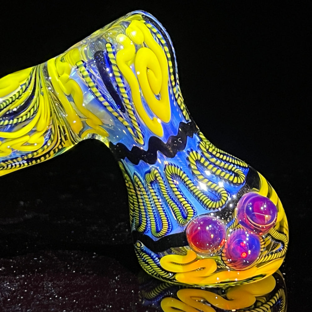 Inside Out Hammer Bubbler Glass Pipe Tiny Mike   