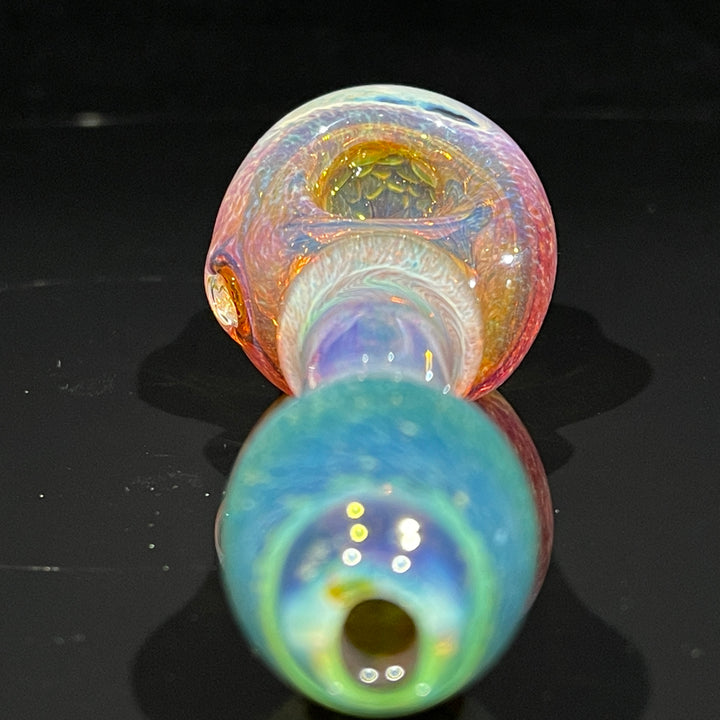 Tart Grape Honeycomb Frit Pipe Glass Pipe Key Glass Co.