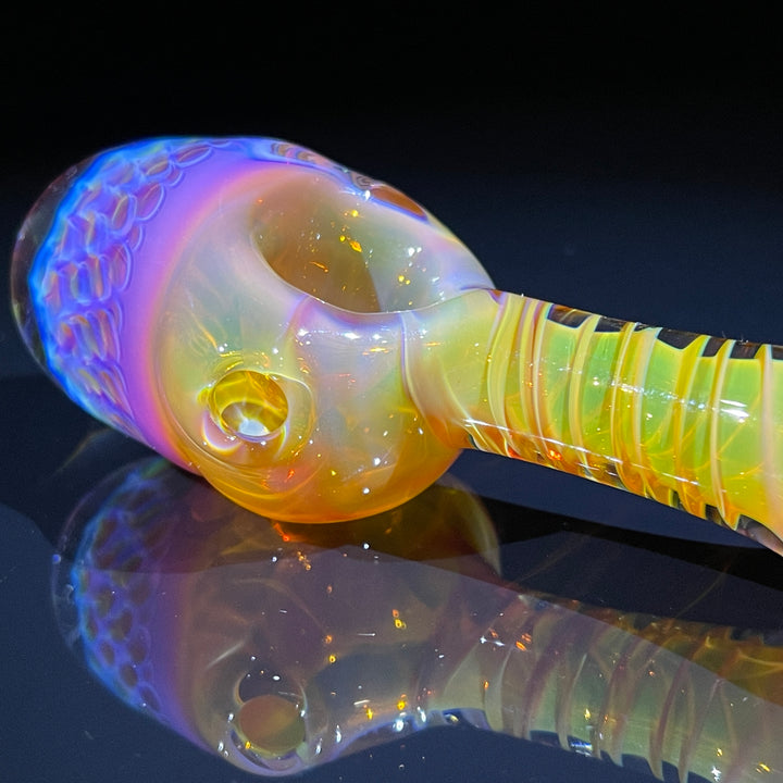 Alien Brain Honeycomb Pipe Glass Pipe Plug a Nug