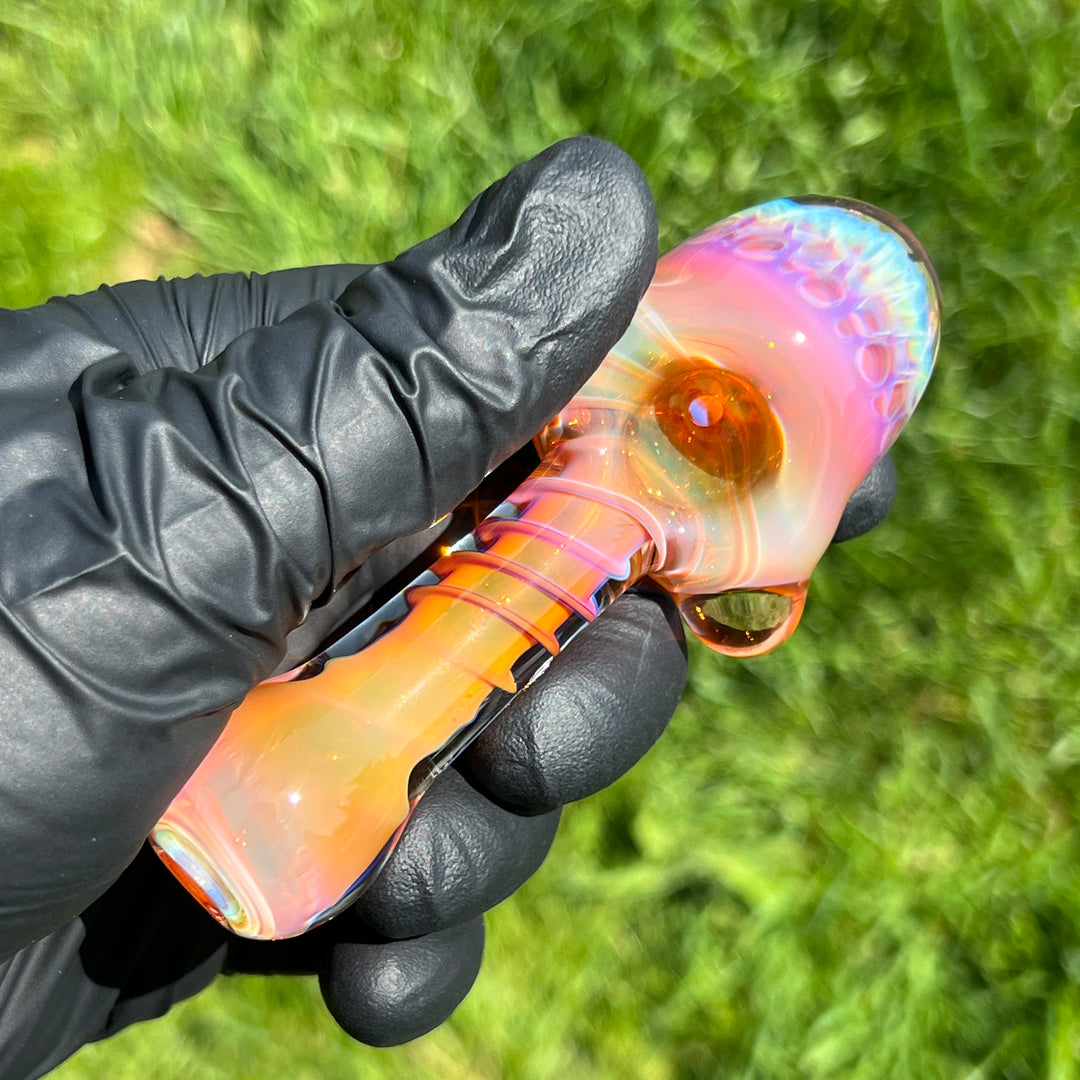 Alien Brain Honeycomb Pipe Glass Pipe Plug a Nug   