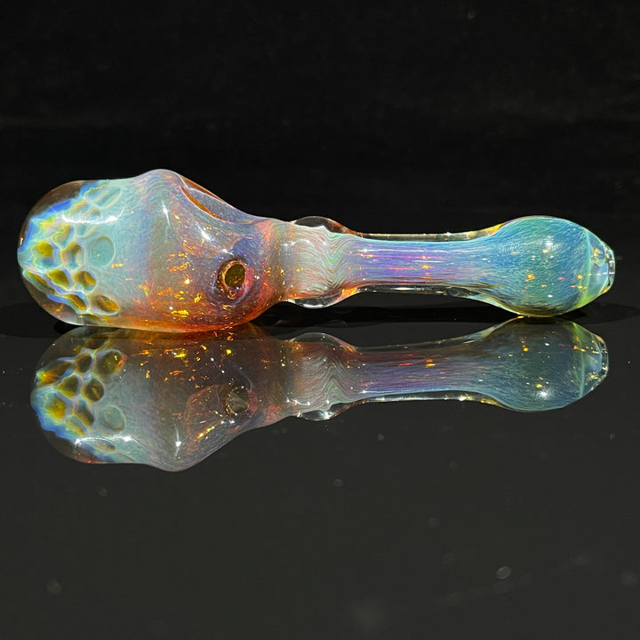 Tart Grape Honeycomb Frit Pipe Glass Pipe Key Glass Co.