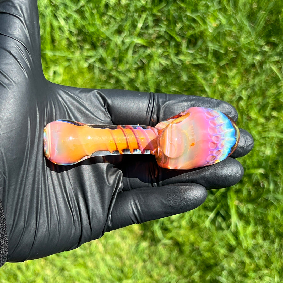 Alien Brain Honeycomb Pipe Glass Pipe Plug a Nug   