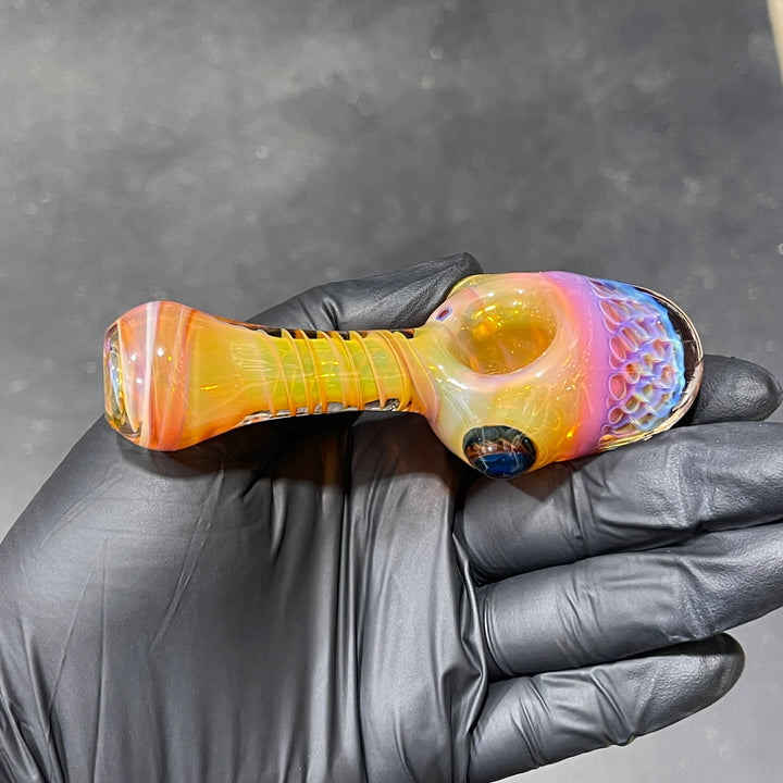 Alien Brain Honeycomb Pipe Glass Pipe Plug a Nug