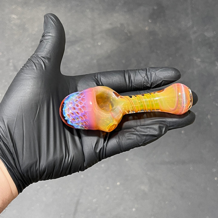 Alien Brain Honeycomb Pipe Glass Pipe Plug a Nug