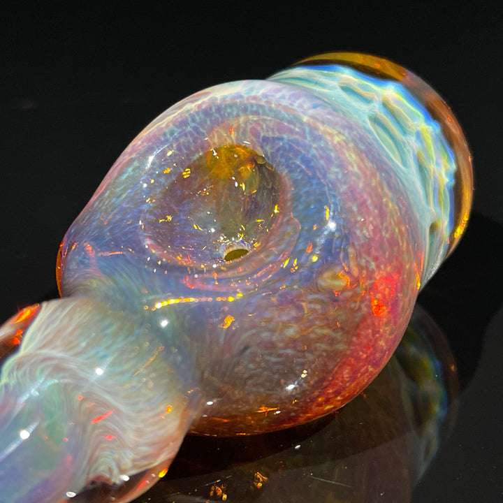 Tart Grape Honeycomb Frit Pipe Glass Pipe Key Glass Co.