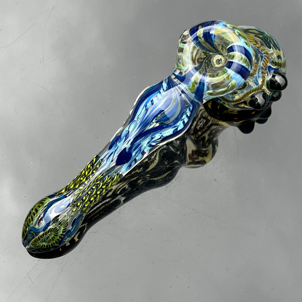 Inside Out Hammer Bubbler Glass Pipe Tiny Mike   